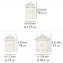 Aufbewahrungsdosen Mod. Nero Set, 3-teilig, Beige, Vorratsdosen im Retro-Design - 5