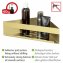 Turbo-Loc® Eckablage Mod. Genova Gold Matt, befestigen ohne Bohren mit Spezial-Klebepad - 5