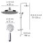 Duschsystem Mod. Young Eco mit Thermostat-Armatur Chrom, inkl. 2 Watersaving Regulatoren - 5
