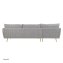 Ecksofa Antonius Webstoff Grau links - 5
