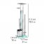 Stand WC-Garnitur Mod. Debar mit Ablage Edelstahl, rostfrei - 5