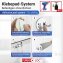 Badezimmerwischer Mod. Terni Plus, mit Turbo-Loc® Wandbefestigung - 5