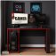 Gaming Schreibtisch Schwarz/Rot Moderner Gamer-Tisch 120 x 76 x 54 cm - 5