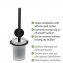 Turbo-Loc® WC-Garnitur Mod. Bivio Black matt, aus satiniertem Glas - 5