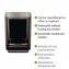 Vacuum-Loc® Zahnputzbecher Mod. Quadro Schwarz, Befestigen ohne Bohren - 5