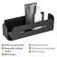 Turbo-Loc® Wandablage Mod. Bivio Black matt, aus Aluminium - 5