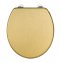 WC-Sitz Mod. Aldeno Gold matt, aus MDF - 5