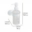 Turbo-Loc® Seifenspender Mod. Orea White matt, aus rostfreiem Edelstahl - 5