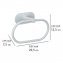 Turbo-Loc® Handtuchring Mod. Orea White matt, aus rostfreiem Edelstahl - 5