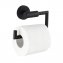 Toilettenpapierhalter Mod. Bosio Edelstahl Black matt ohne Deckel, rostfrei - 5