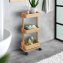 Regal Mod. Tortona aus Bambus, 3 Ablagen - 5