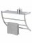 Exclusiv Wandregal Mod. Pescara, mit Handtuchhalter - 5
