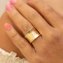 Ring 333 Gold zweifarbig diamantiert - 5