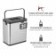 Abfallsammler Mod. Colin 3L, silber matt/schwarz, Edelstahl/Kunststoff, mit Anti-Fingerprint-Finish - 5
