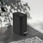Kosmetikeimer Mod. Collungo, 5L, schwarz, Metall, 14x28,5x29,5 cm, easy-close Absenkautomatik - 5