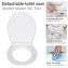 WC-Sitz Mod. Menin, mehrfarbig, Duroplast, Edelstahl, 38x44,5 cm, easy-close Absenkautomatik - 5