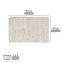 Badteppich Mod. Solivo, weiß, Polyester/Baumwolle, 50x80 cm, rutschhemmend beschichtet, schnelltrocknend - 5