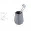 Bad-Acc.Set Mod. Sirmione, grau, Keramik, 2-teilig, kupferdetails, zylinderform - 5