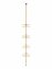 Teleskop-Eckregal Mod. Dolcedo Gold matt, rostfrei - 5