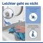 WC Sitz Mod. Palma Weiß, Toilettendeckel mit Absenkautomatik in D-Form - 5