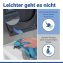 WC Sitz Mod. Samos Grau, Toilettendeckel mit Absenkautomatik - 5