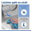 WC Sitz Mod. Samos Concrete Grey, Toilettendeckel mit Absenkautomatik - 5