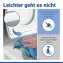 WC Sitz Mod. Gubbio Weiß, stabiler Toilettensitz mit Absenkautomatik - 5