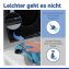 WC Sitz Mod. Kos Schwarz, Toilettendeckel mit Absenkautomatik - 5