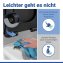 WC Sitz Mod. Sedilo Schwarz matt, Toilettendeckel in D-Form mit Absenkautomatik - 5