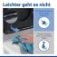WC Sitz Mod. Galati Schwarz matt, Toilettendeckel in D-Form mit Absenkautomatik - 5