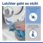 WC Sitz Mod. Ottana Weiß, Toilettendeckel mit Absenkautomatik - 5