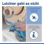 WC Sitz Mod. Ottana Beige, Toilettendeckel mit Absenkautomatik - 5