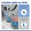 WC Sitz Mod. Ottana Hellgrau, Toilettendeckel mit Absenkautomatik - 5