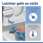 WC Sitz Mod. Galati Weiß matt, Toilettendeckel in D-Form mit Absenkautomatik - 5