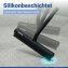 Badezimmerwischer Silikon Mod. Mola Schwarz, Edelstahl ummantelt mit Silikon - 5