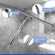 Badezimmerwischer Mod. Terni Jumbo, extra breite Wischfläche - 5