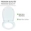 WC-Sitz Mod. Terrazzo High Gloss, aus bruchstabilem Thermoplast - 5