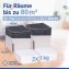 Raumentfeuchter Mod. Cube Weiß 1000 g, 2er Set, beugt Schimmel und Gerüchen vor - 5