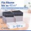 Raumentfeuchter Mod. Cube Grau 500 g, 2er Set, beugt Schimmel und Gerüchen vor - 5