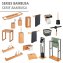 Badhocker Mod. Bamboo, Hocker aus Bambus - 5