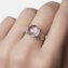 Ring 925 Sterling Silber rhodiniert Rosenquarz - 5