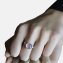 Ring 925 Sterling Silber rhodiniert Rosenquarz - 5