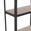 Lagerregal mit 5 MDF Böden und schwarzem Stahlgestell - 5