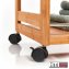 Rollwagen Bambus/Metall - 5