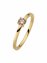 Ring 585/- Gelbgold glanz 1 Brill. 0,25ct. braun - 5