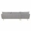 Ecksofa Antonius Webstoff Grau links - 5