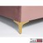 Bett 140 x 200 cm Yoris Pink - 5