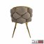 Stuhl Alsen Gold Braun - 5