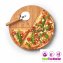 Pizza-Set 2-teilig Bambus - 5