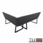 Eckbank 192 x 152 cm Schwarz Vemal kurzer Schenkel rechts - 5